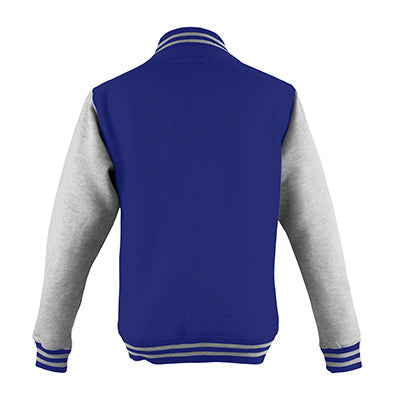 Adult Letterman - Royal Blue/Heather Grey - Equipment Zone Online Store