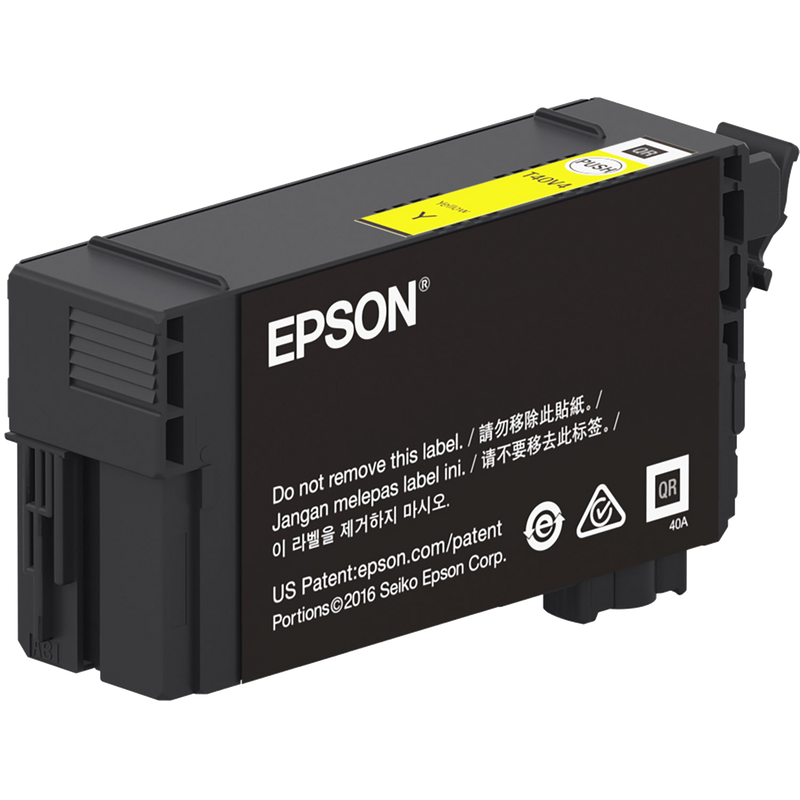 Epson T40W, 50ml Yellow Ink Cartridge, High Capacity - Equipment Zone Online Store